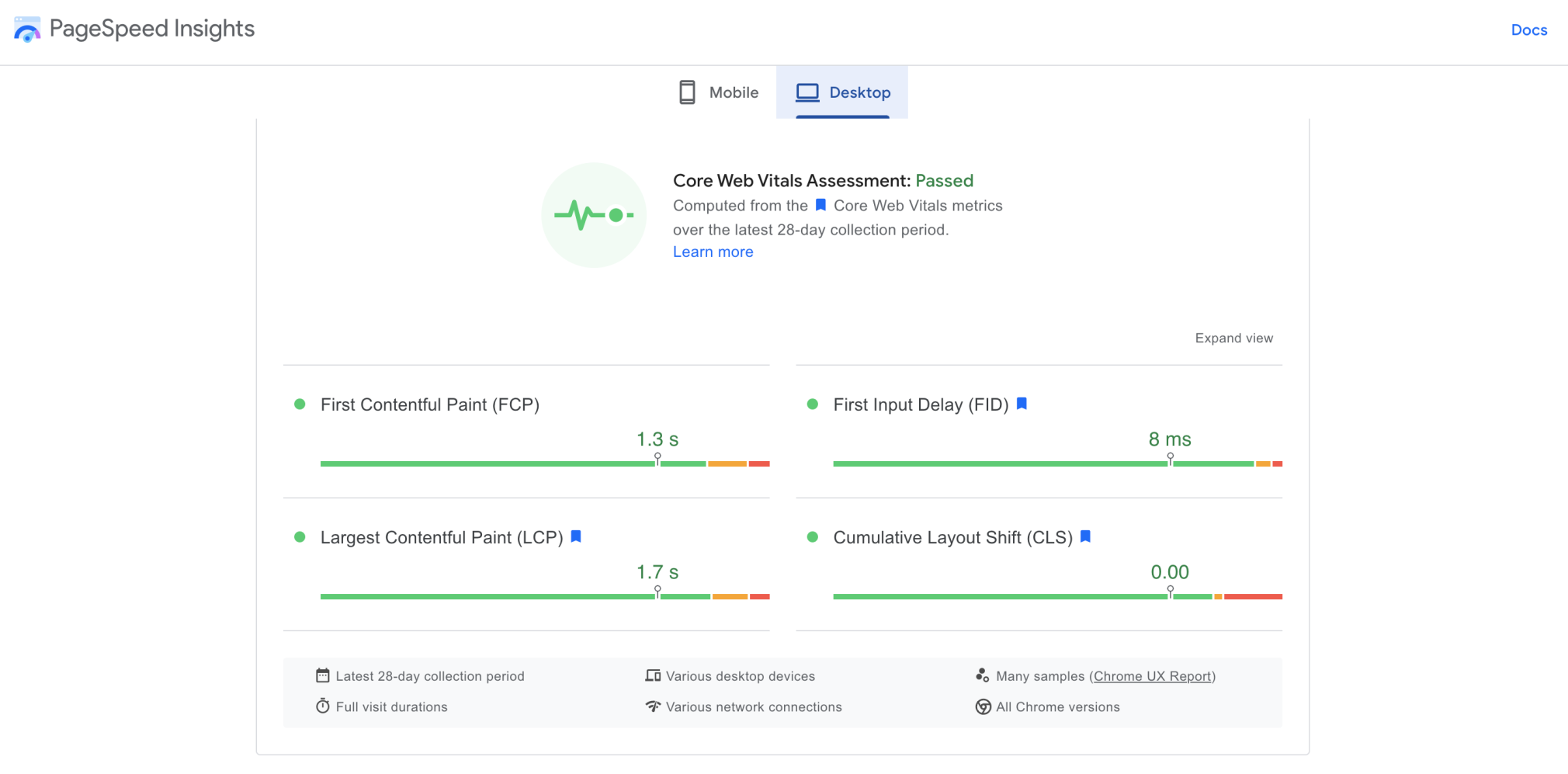 Google PageSpeed Insights