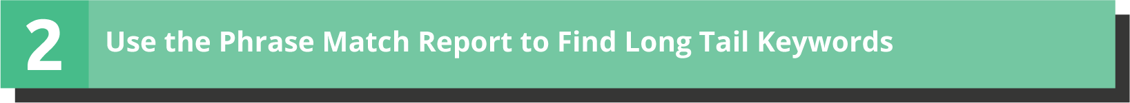 वाक्यांश-मिलान-लंबी पूंछ