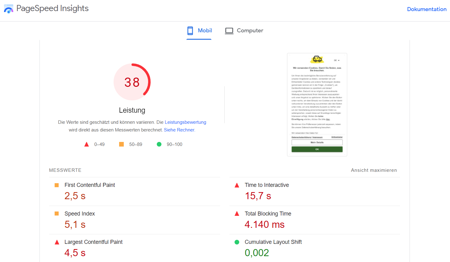 Google PageSpeed Insights