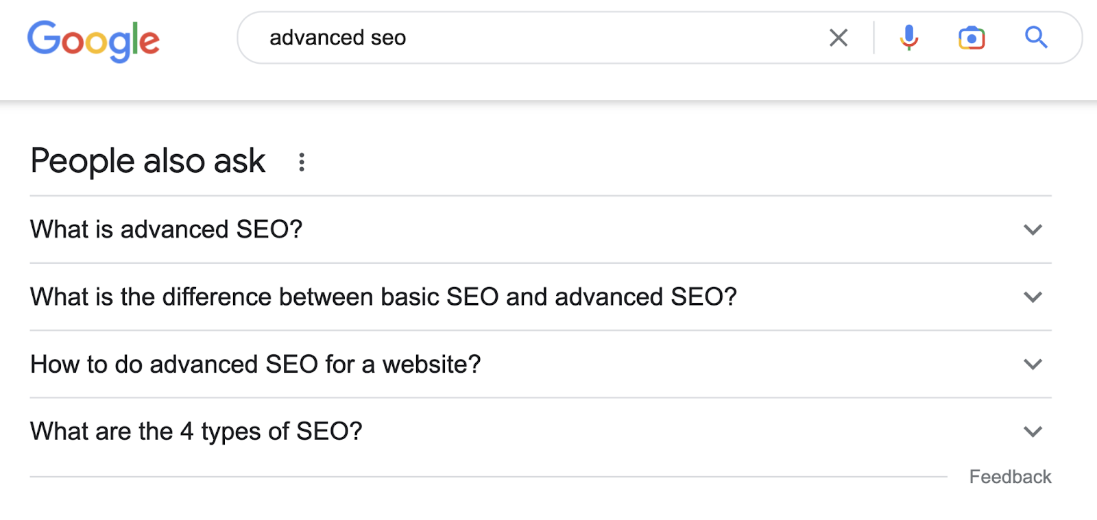 people also ask in SERP