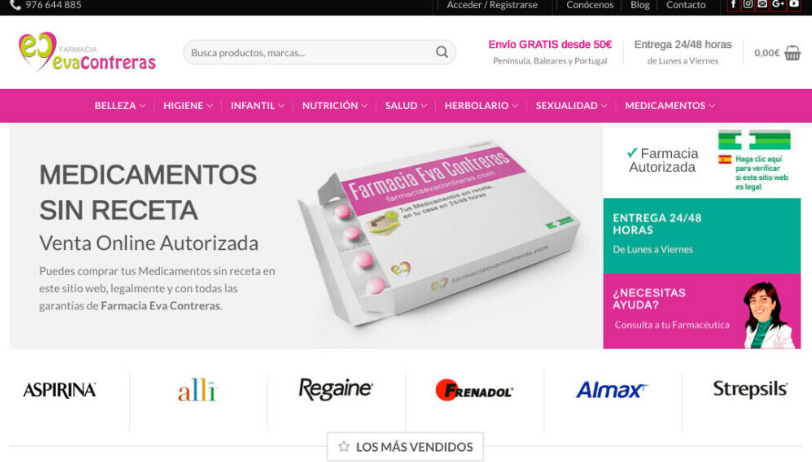 eva contreras farmacia online