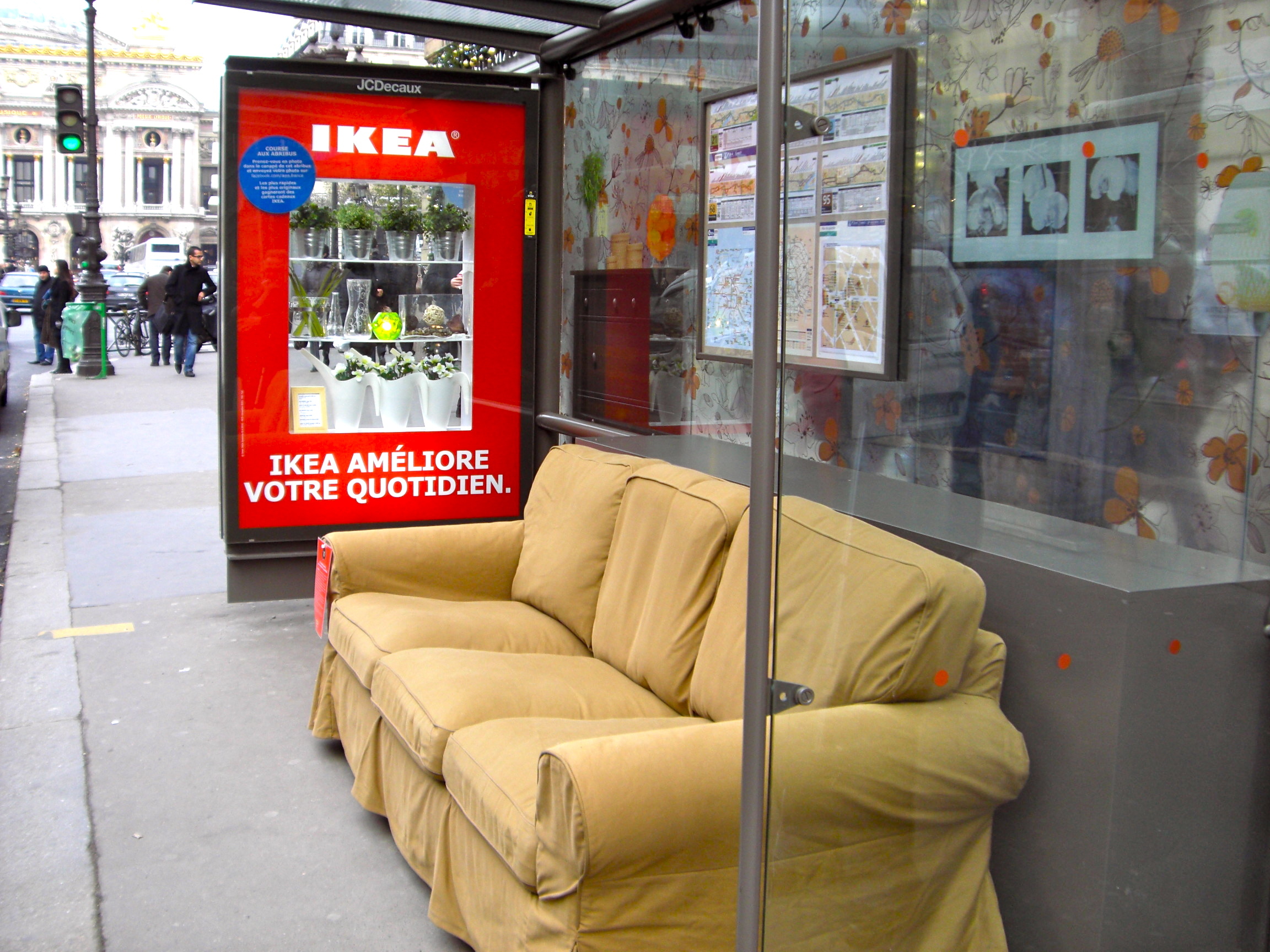 Street marketing - Ejemplo Ikea Francia