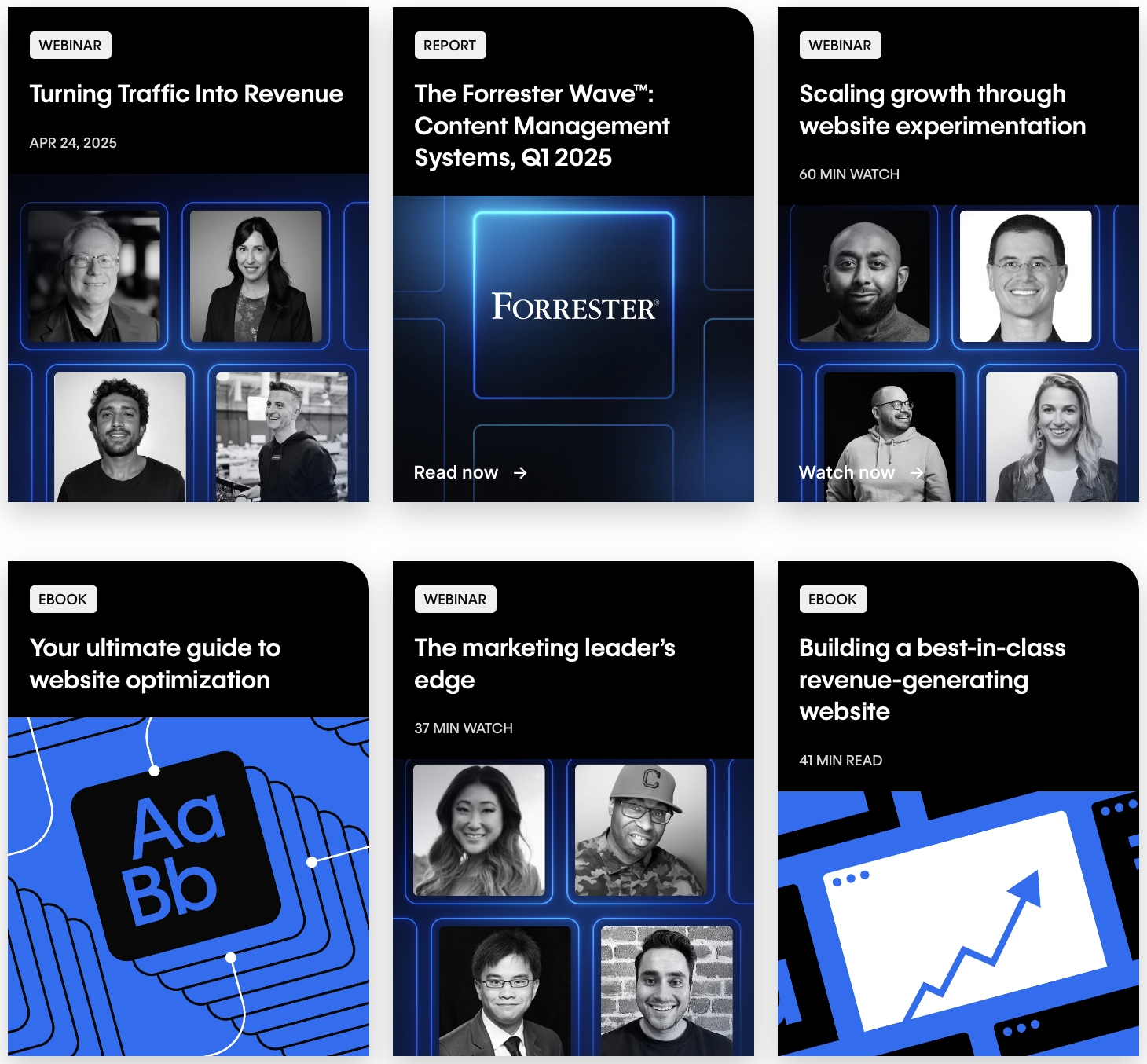 SaaS content marketing example - Webflow blog