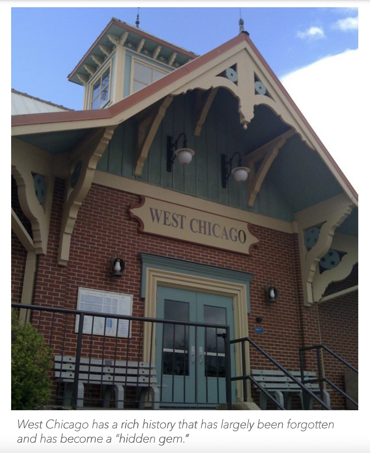 An image from the City of West Chicago's marketing plan
