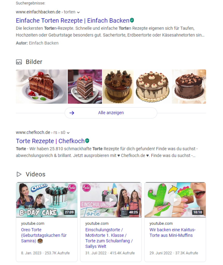 yahoo! Suchergebnisse für Torte