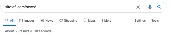 सामग्री खोज ऑपरेटर के साथ आवृत्ति जानकारी