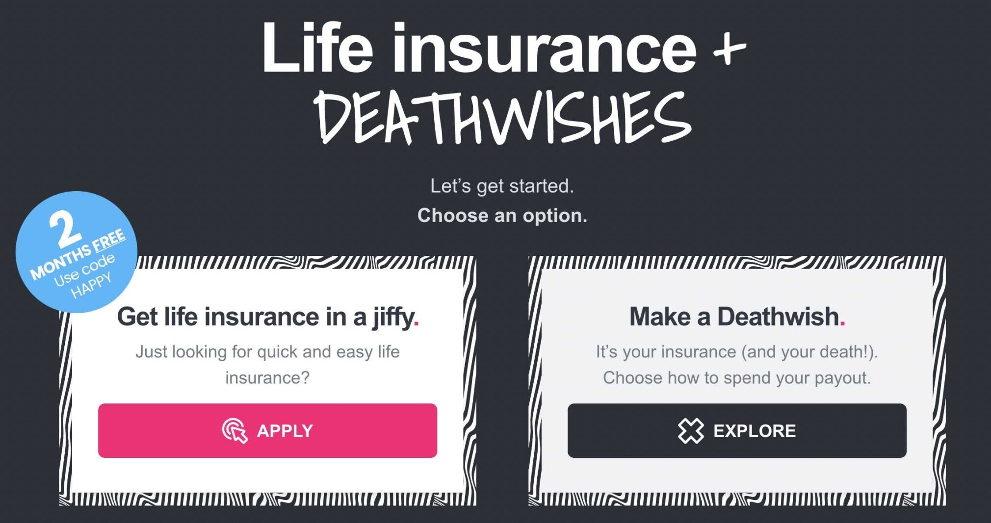 Deadhappy insurance