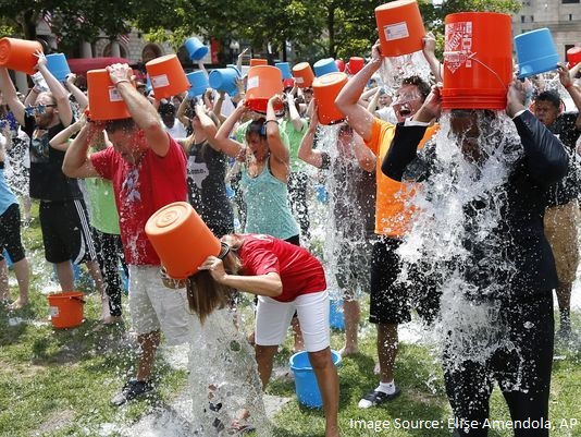 ALS ice bucket challenge