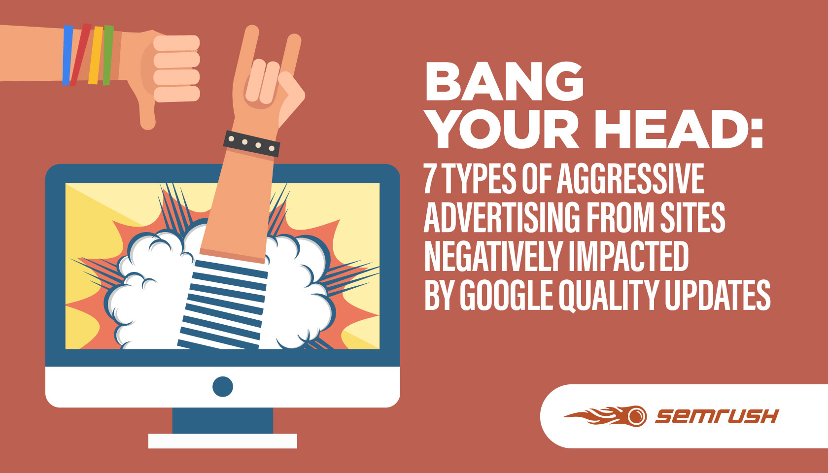 Bang Your Head – 7 Types of Aggressive Advertising From Sites