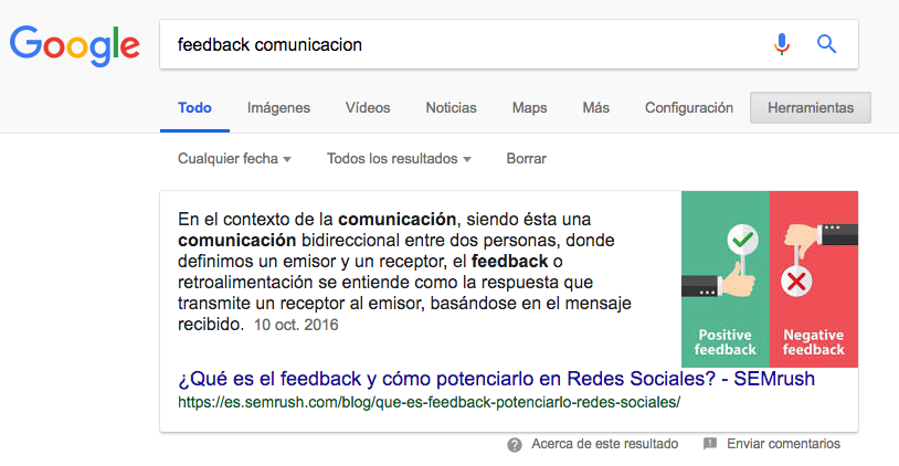 SEO y PPC - Fragmentos destacados