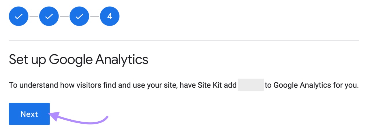 Configura Google Analytics