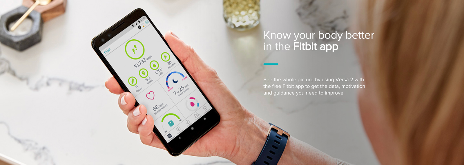 Fitbit: Die App zum Gerät im Bild