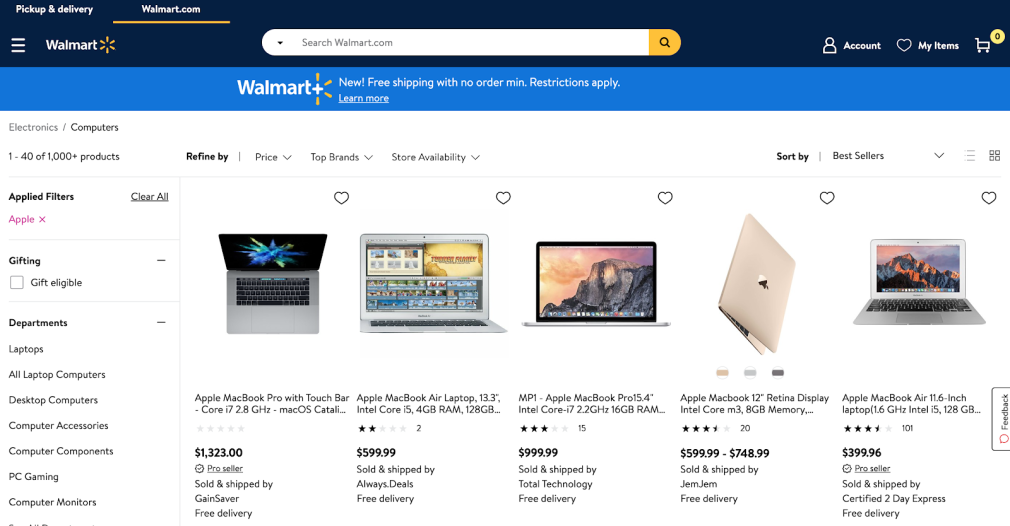 walmart laptop