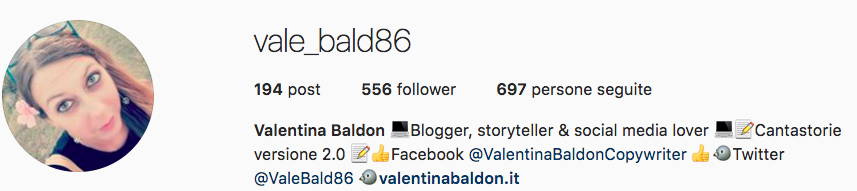 Due account Instagram da non perdere: consigli di Valentina Baldon