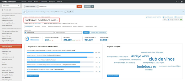 Cuántos backlinks necesito rankear - Análisis de backlinks dominios
