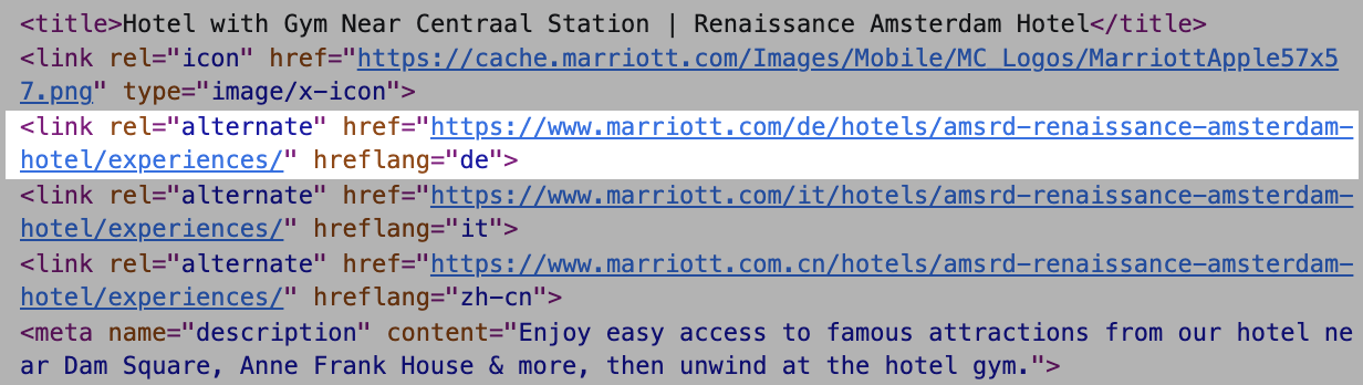 hreflang attribute example