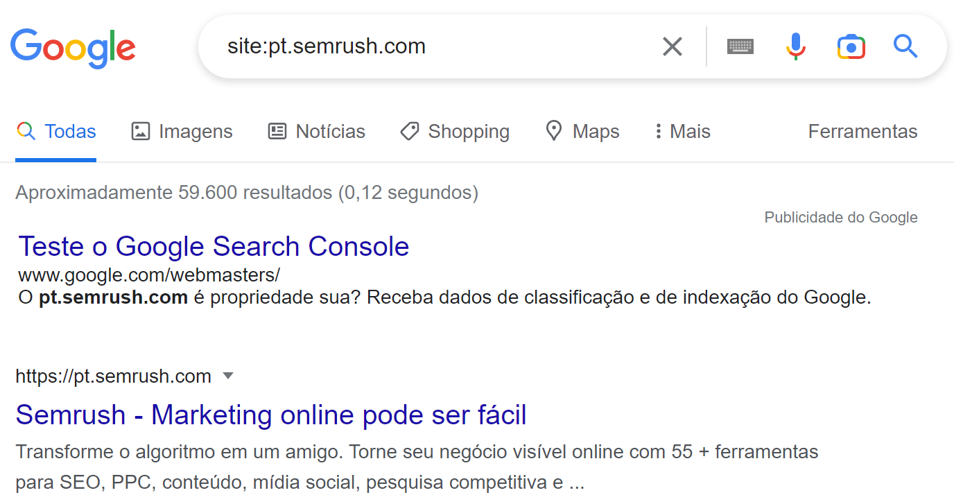 procurando seu site