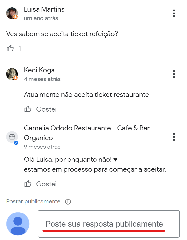 pergunte à comunidade