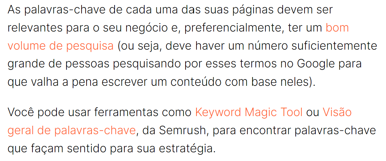 como melhorar seo - links internos