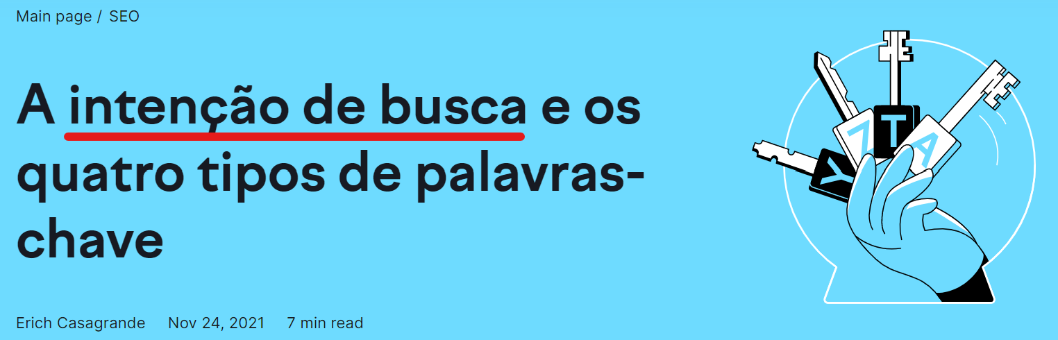 como melhorar seo - palavra-chave no título