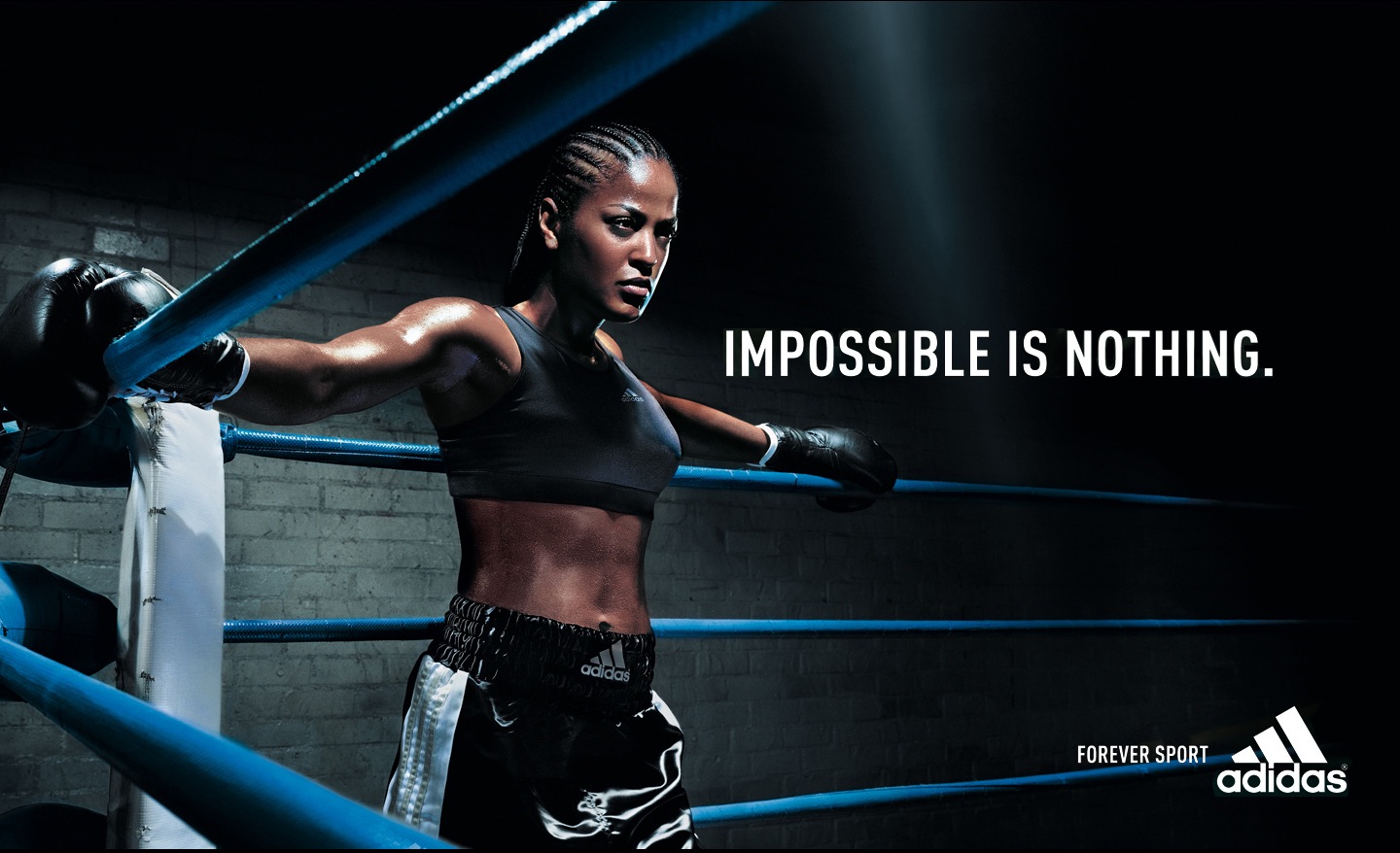 Adidas' "Impossible Is Nothing" slogan