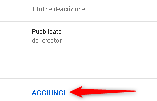 Aggiungi