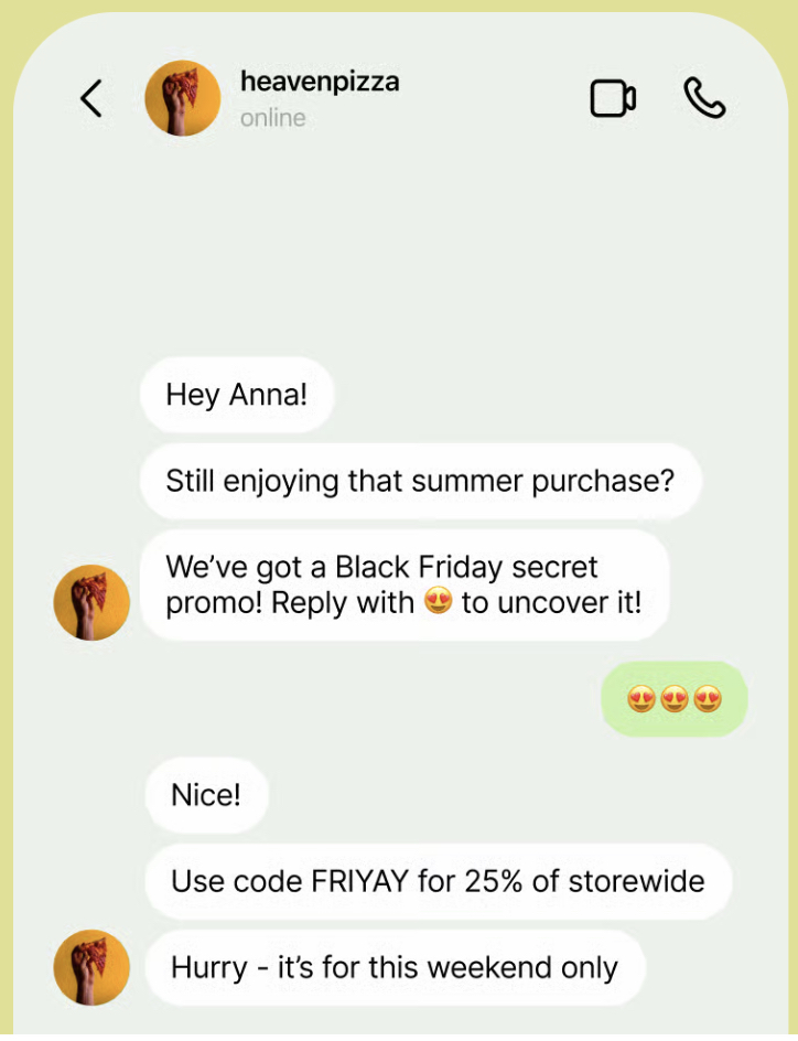 Compartir promociones en WhatsApp a través de Manychat