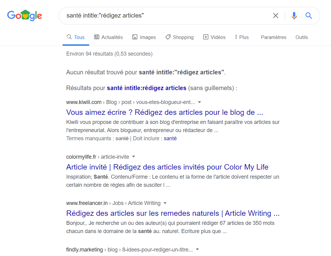 Écrivez un Guest Post santé