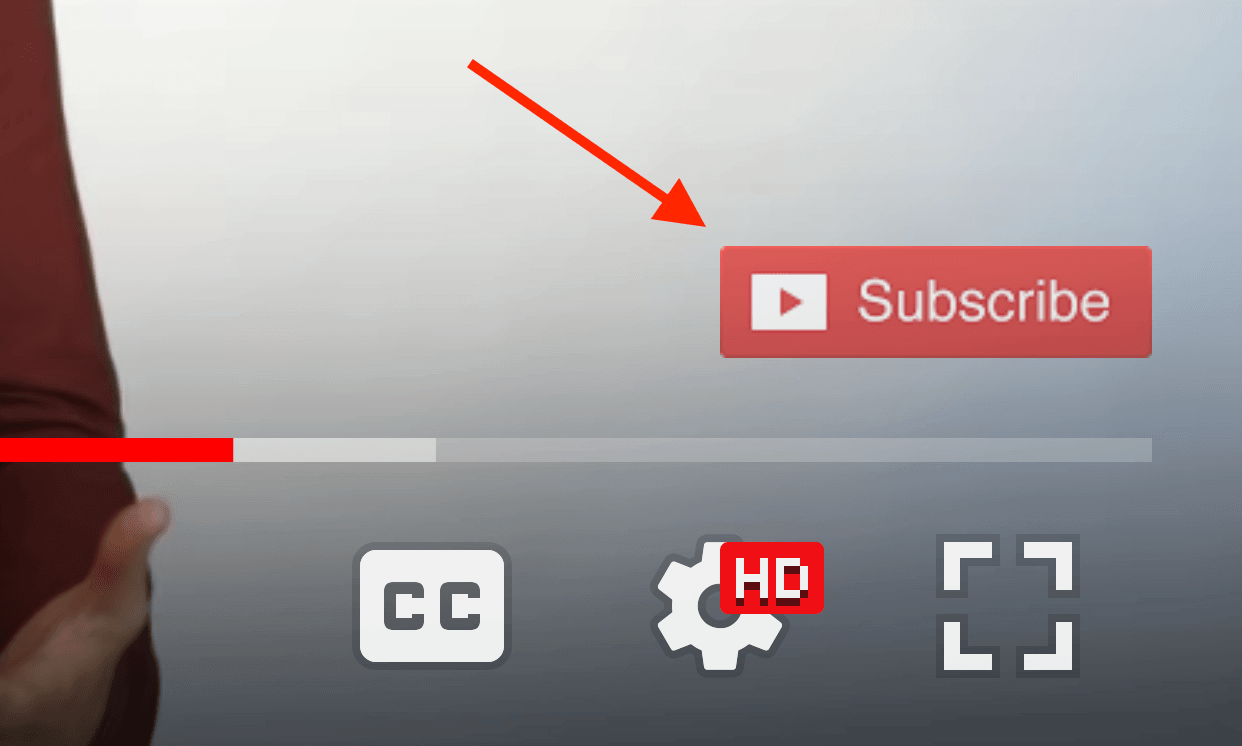 Abonnieren-Button im Video