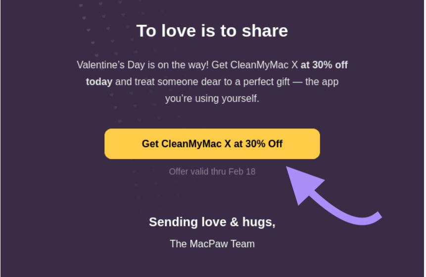 "Get CleanMyMac X at 30% Off" CTA button