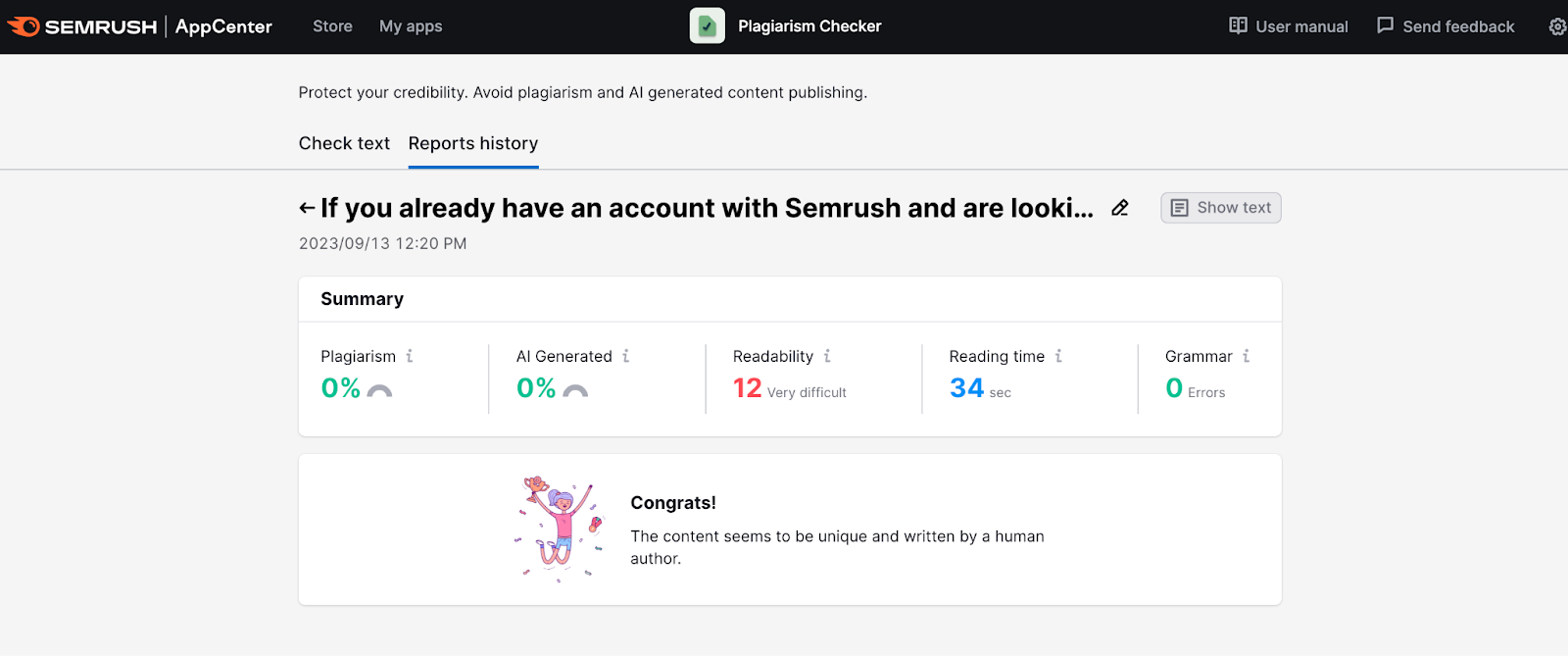 Semrush account 2025