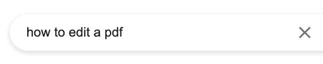 “،w to edit a pdf” s،wn in search bar