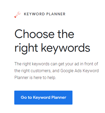 Google Keyword Planner - Acceso