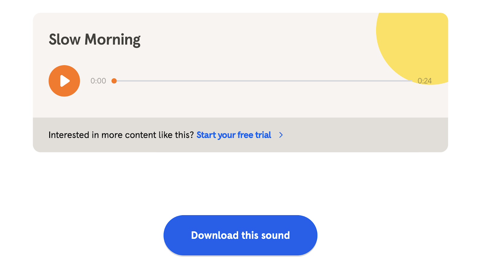 Slow morning mindful ringtone download on Headspace’s site
