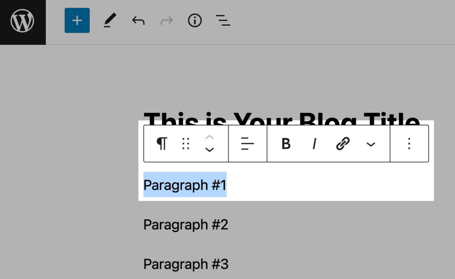 highlight text in wordpress to reformat