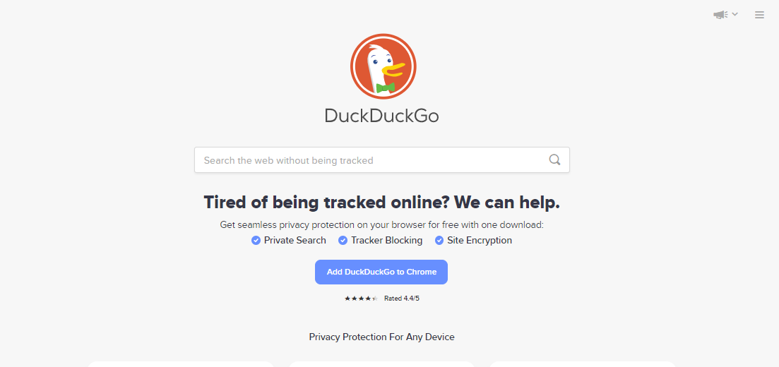 duckduckgo search engine app