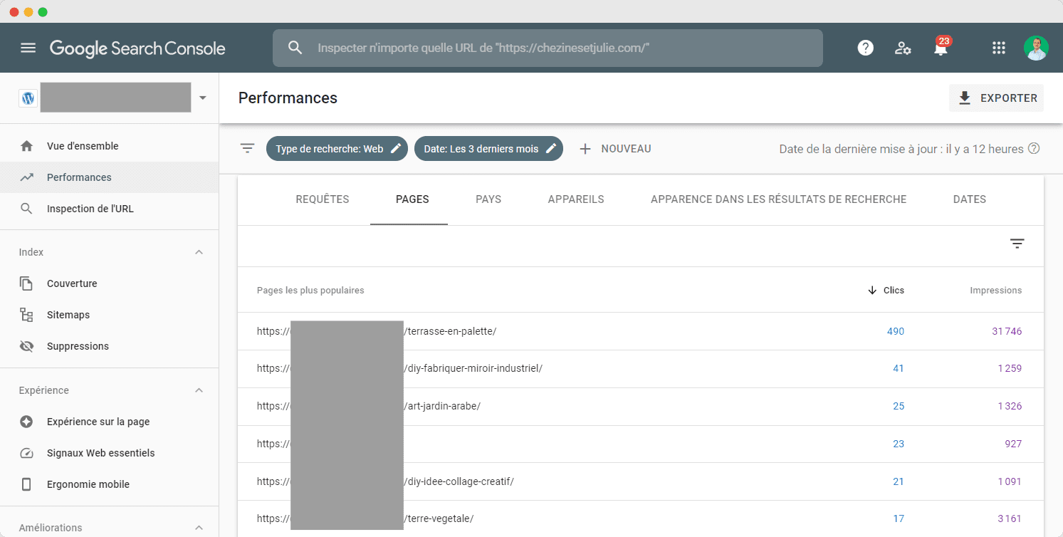 google search console