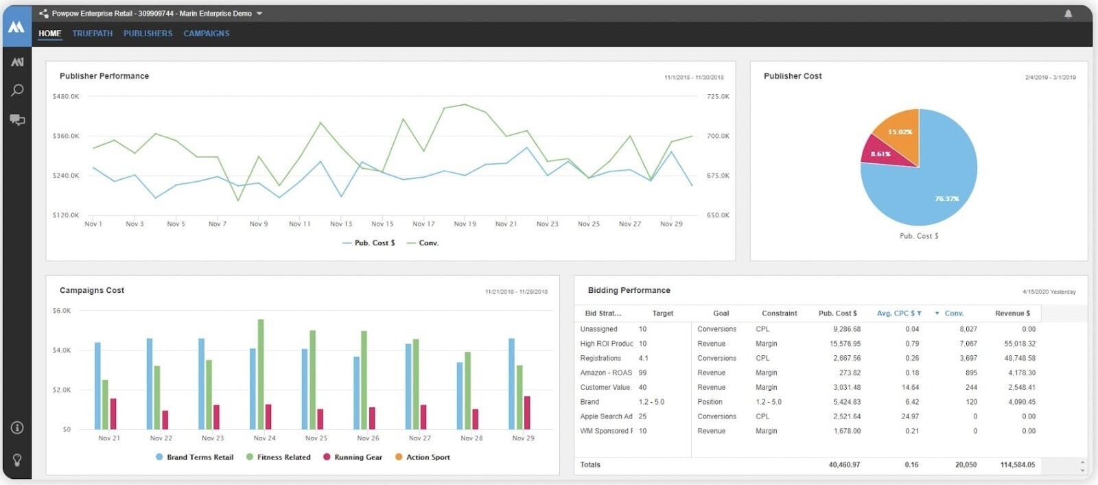 an illustration  of MarinOne main   dashboard