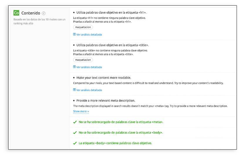 Cómo reescribir un post - On page SEO checker