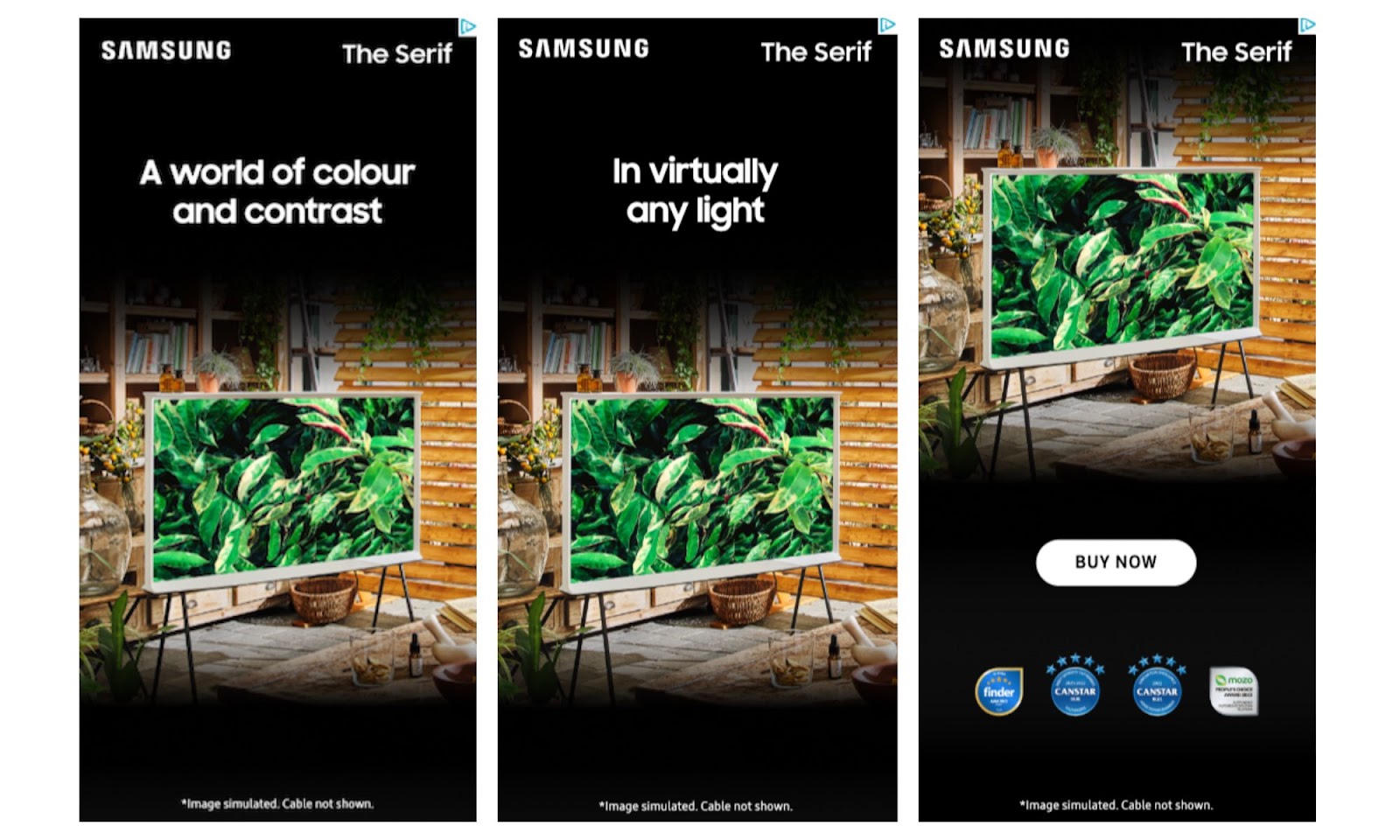 Samsung’s rich ad for The Serif TV