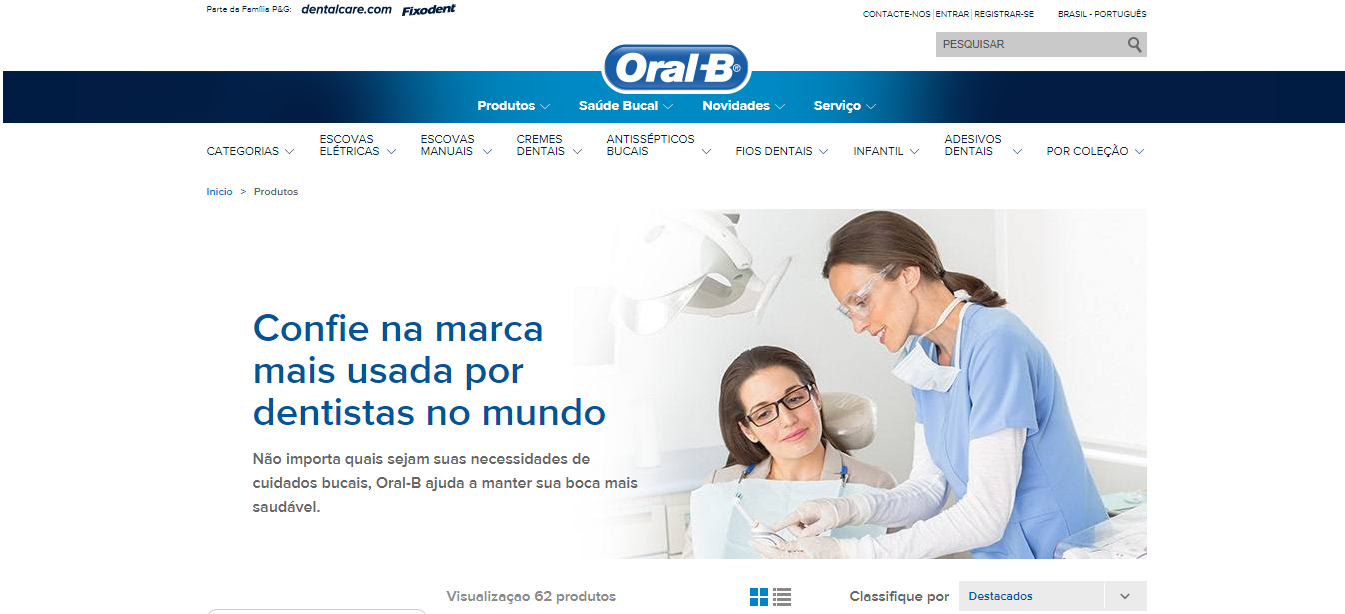 site-oral-b-uso-gatilhos-mentais