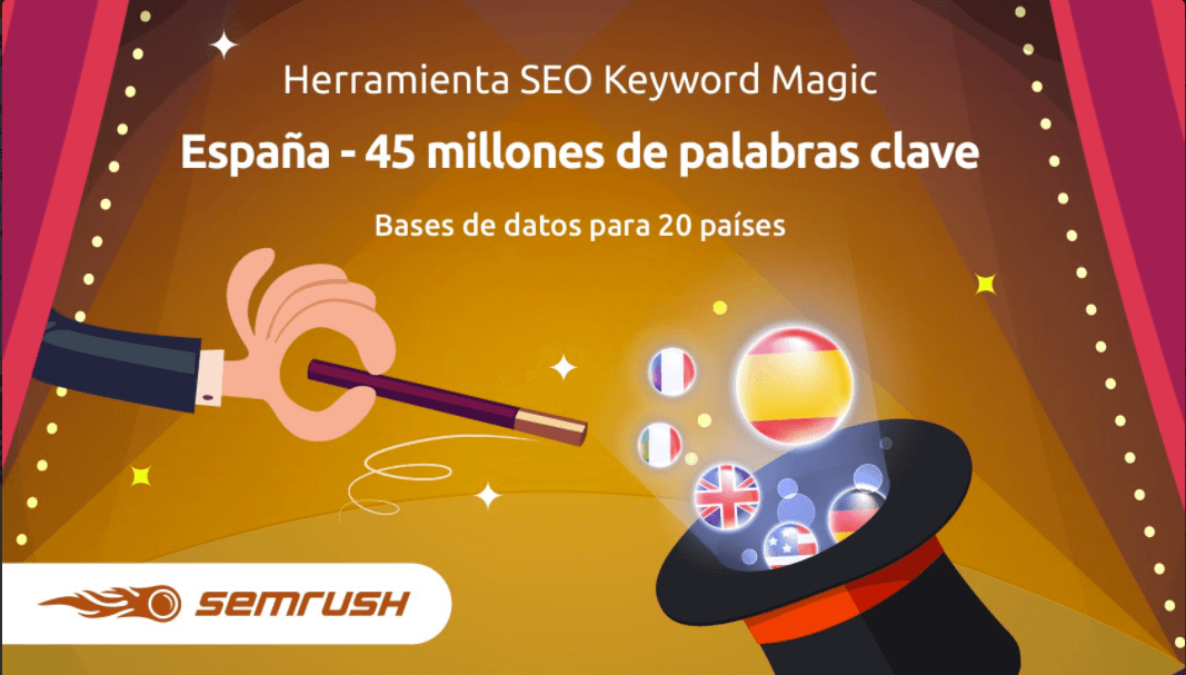 Consulta aquí SEO Keyword Magic Tool