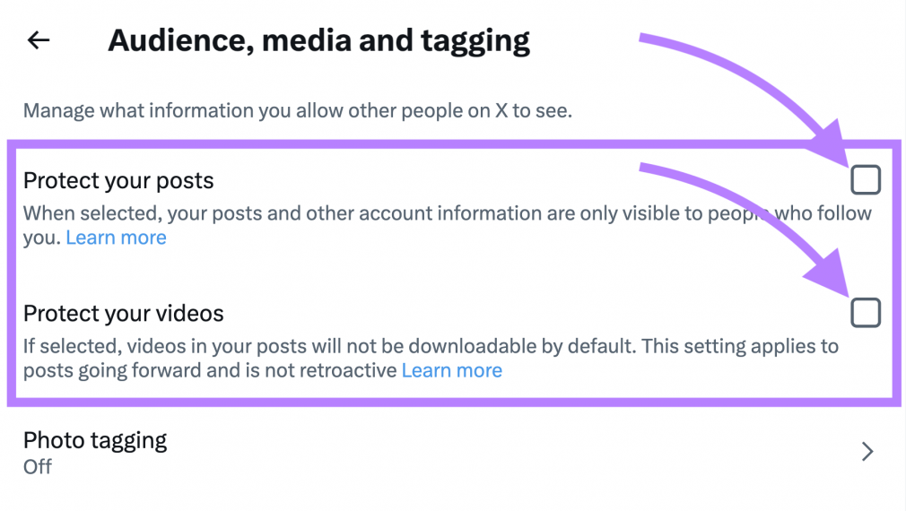 protect your posts and videos mounting  connected  X