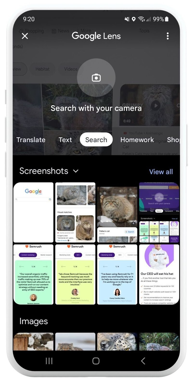search with camera or upload your image