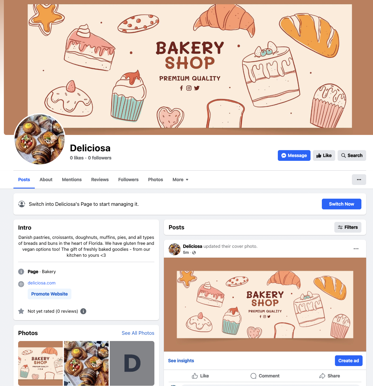 How to station  connected  your Facebook page—basics for business