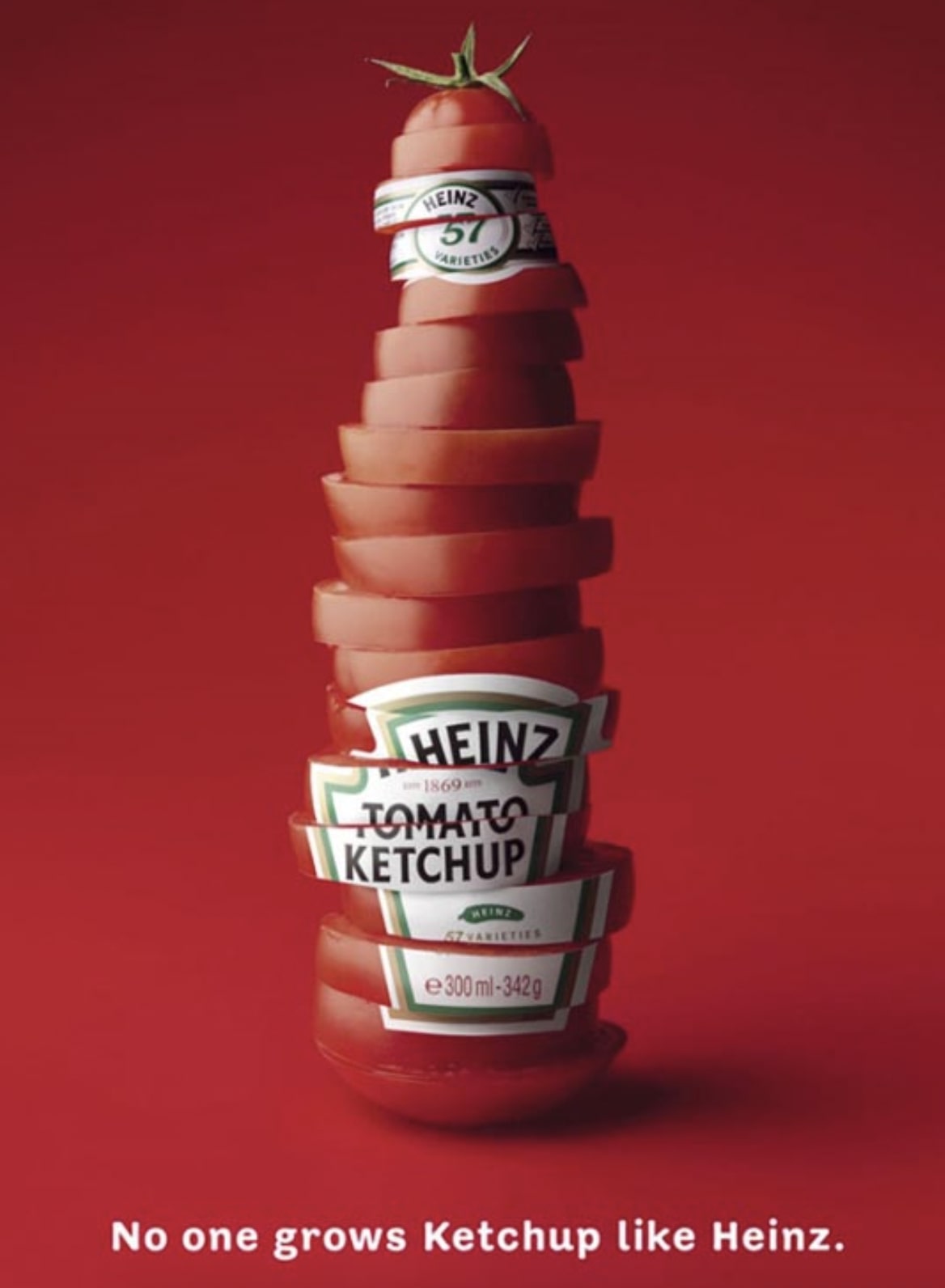 Heinz's ketchup print ad