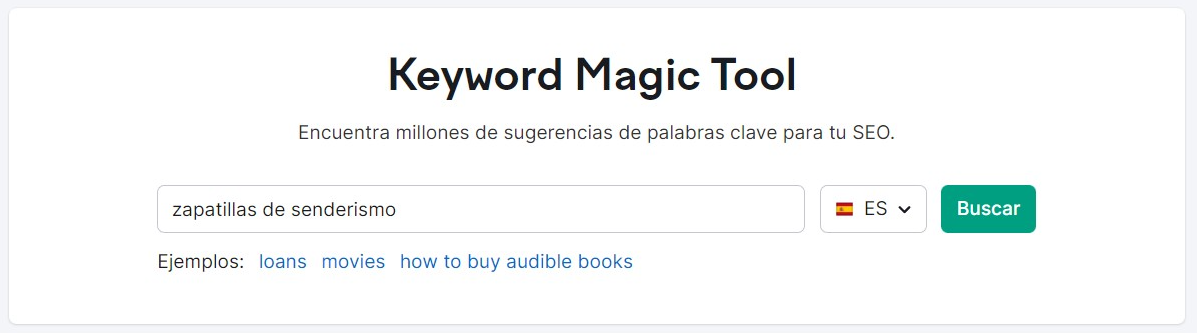 Keyword Magic Tool