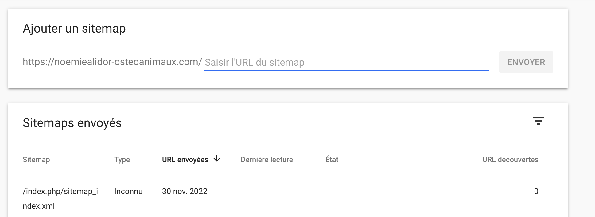 Ajouter Sitemap dans Google Search Console