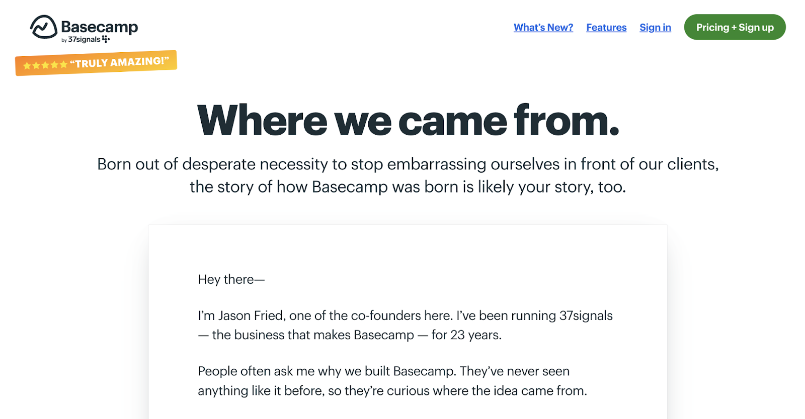 basecamp about page