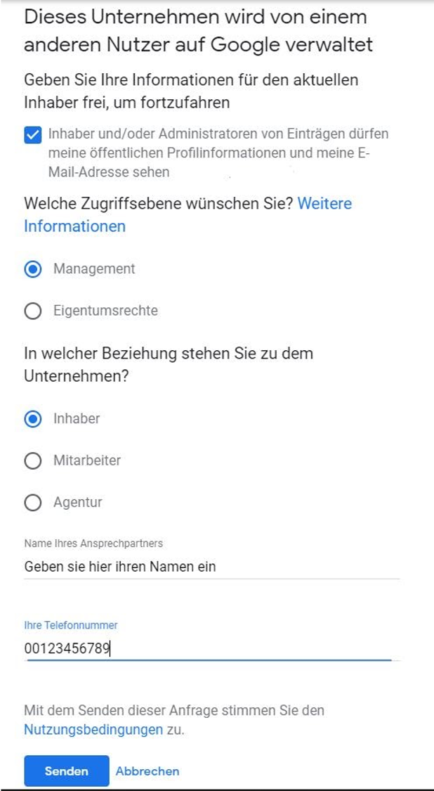 Informationen freigeben